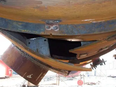 failed pressure vessel