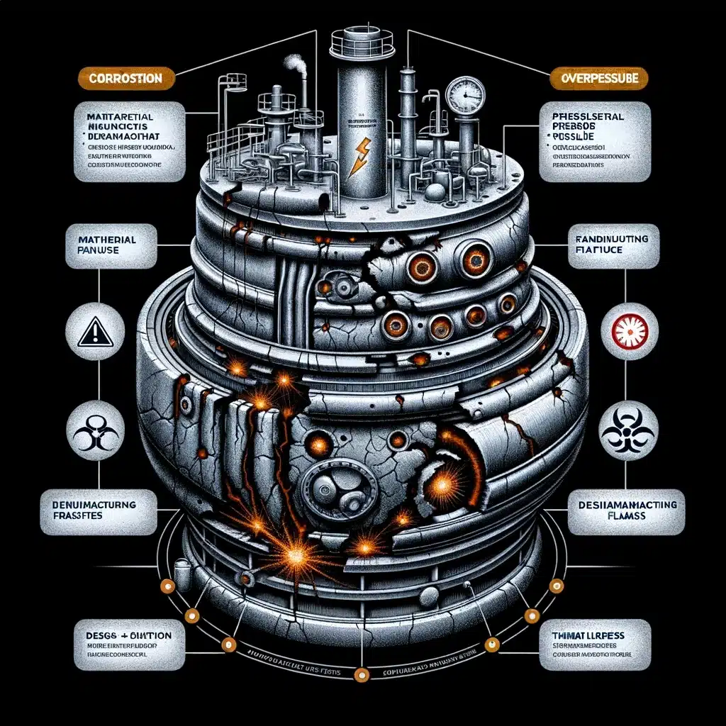 a pressure vessel fail