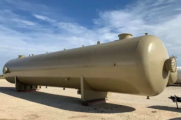 Separator vessel tank