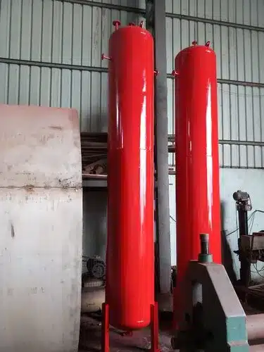 large red cylinder