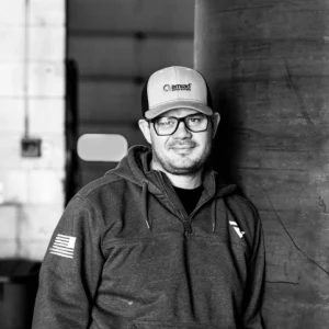 Black and White picture of RedRiver Team Member named "Grady Willamson"