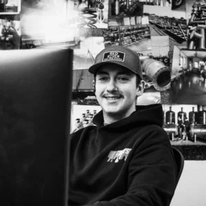 Black and White picture of RedRiver Team Member named "Mark Heaney"