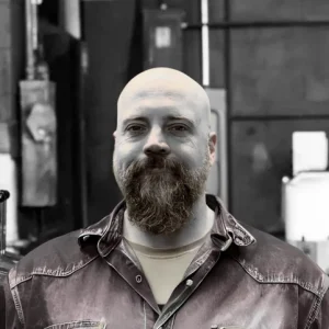 Black and White picture of RedRiver Team Member named "BJ"