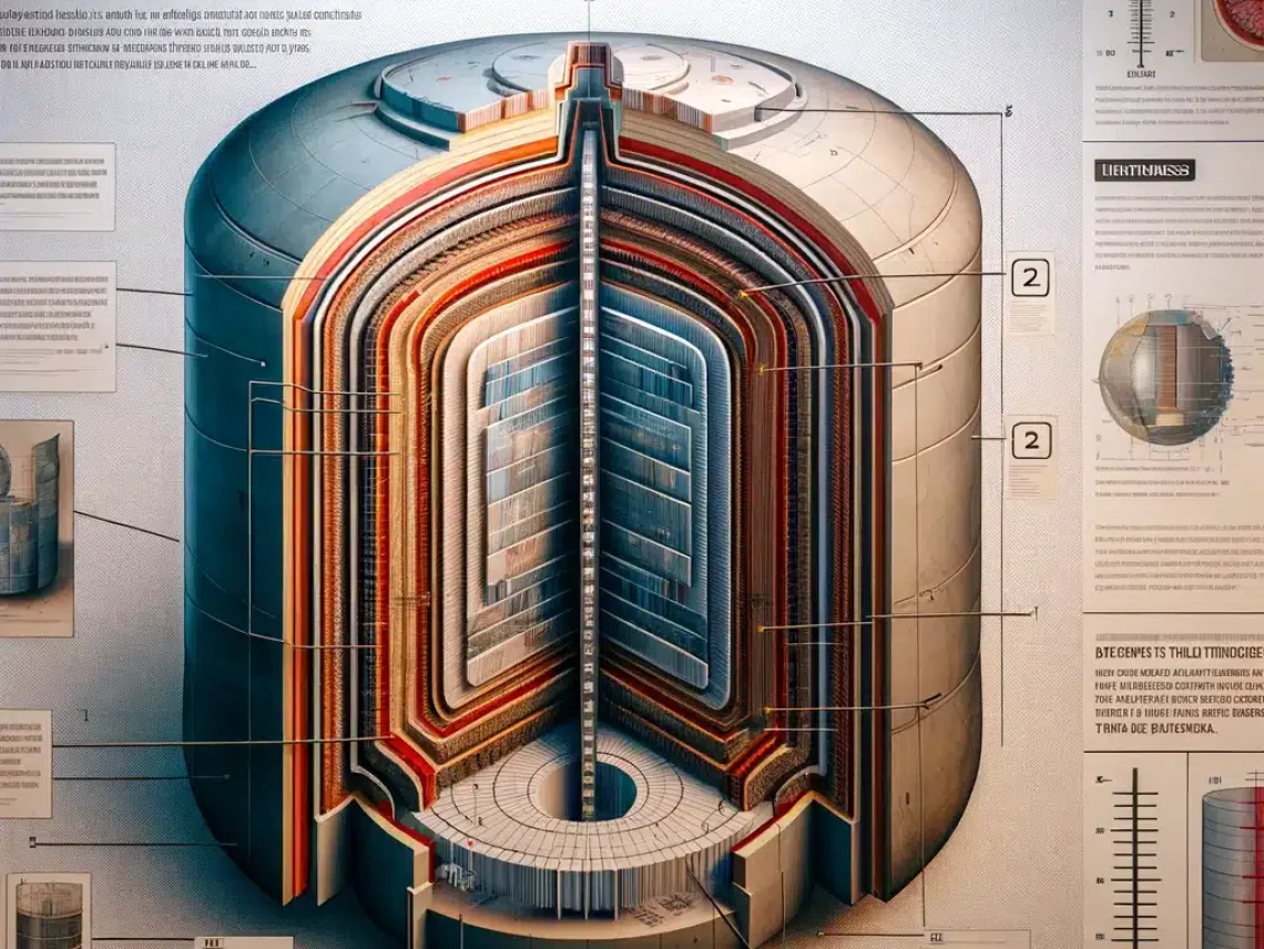 thickness of a reactor pressure vessel