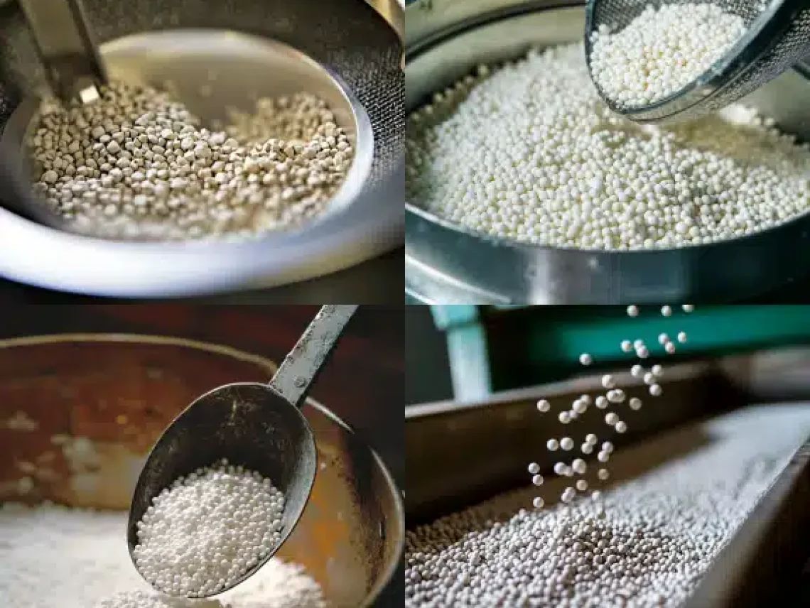 Pictures of desiccants and sieves and molecular powders